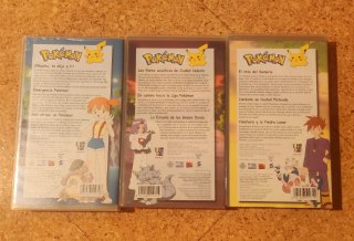 Lote 3 Películas VHS Pokémon (Español)