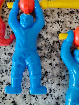 3 Carracas Juguetes Años 70 futbolista y payaso