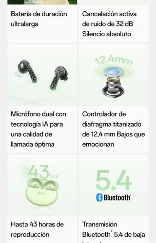 Auriculares OPPO Enco Air4 Bluetooth Precintados
