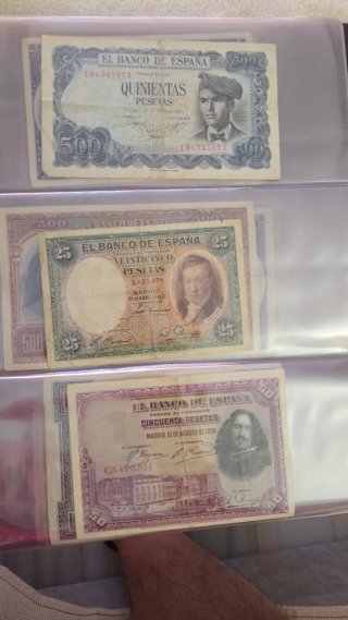 Lote Billetes Españoles Banco de España