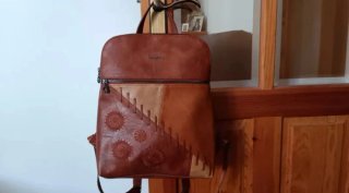 Bolso Mochila Desigual Marron