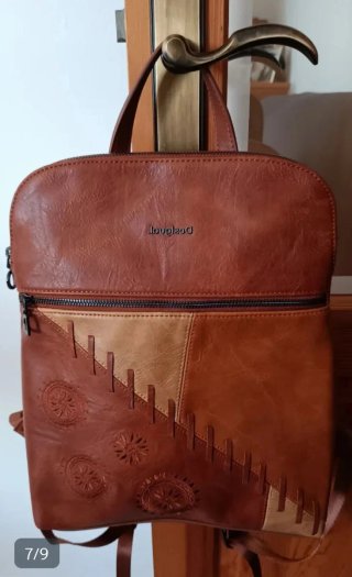 Bolso Mochila Desigual Marron