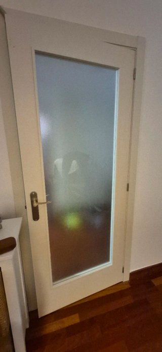 Puerta interior con cristal