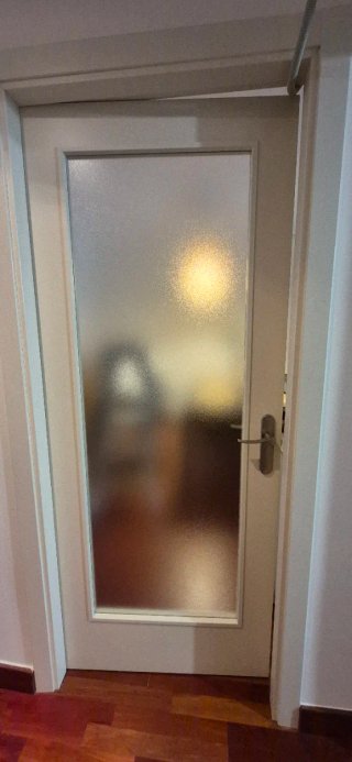 Puerta interior con cristal