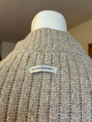 Jersey Thomas Burberry cuello largo M hombre