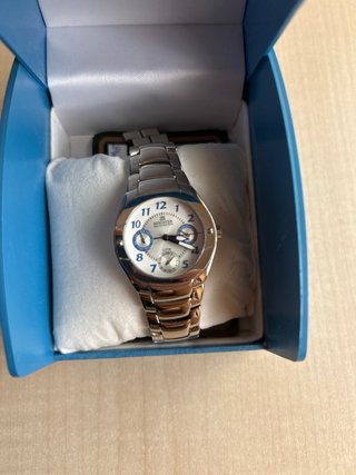 Reloj Marea Primera Comunión Plata y Azul