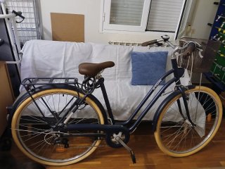 Bicicleta Urbana B-Twin Elops 520 Talla L,