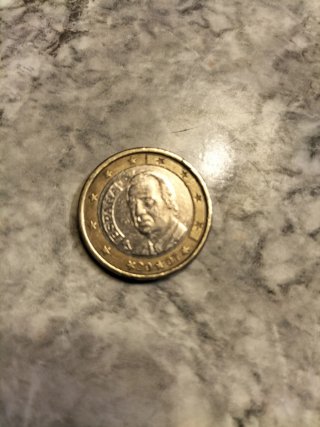 Moneta 1 Euro Errore di Conio