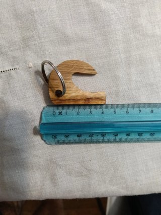 Portachiavi in legno di faggio