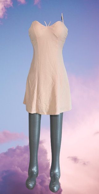 Vestito Tally Weijl rosa cipria taglia S nuovo