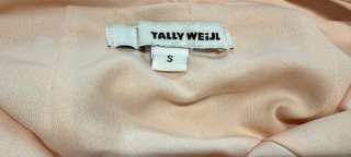 Vestito Tally Weijl rosa cipria taglia S nuovo