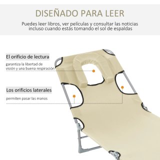 Tumbona plegable