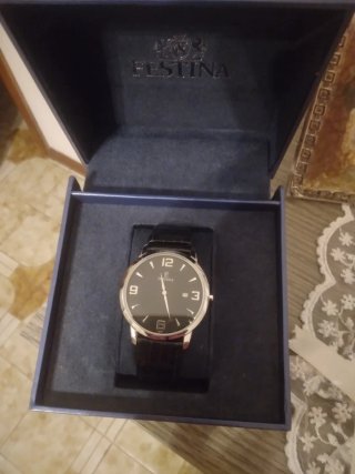 Orologio da uomo Festina nero con certificato