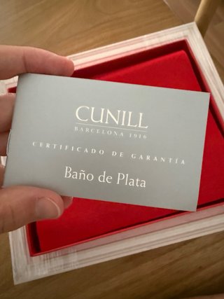 Marco de fotos bebé bañado en plata