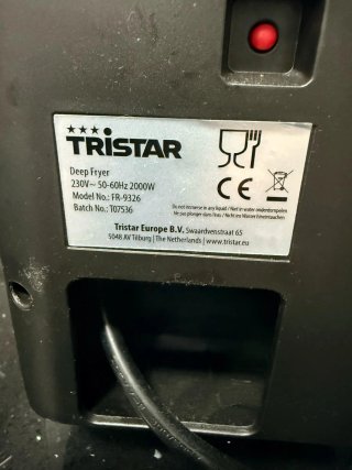 Freidora Tristar FR-9326 - Como Nueva