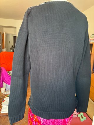 Jersey negro hombre talla M ZARA