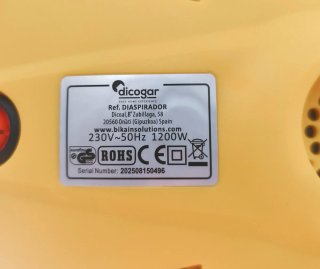 Aspirador Cenizas Dicogar 1200W