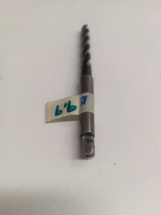 Broca 9,9 mm mango cónico 3 labios