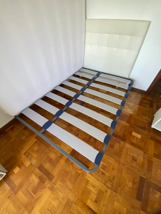 Somier, cabecero y colchón 150cm