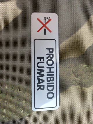 Cartel Prohibido Fumar