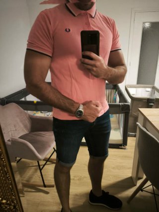 Polo Fred Perry Rosa