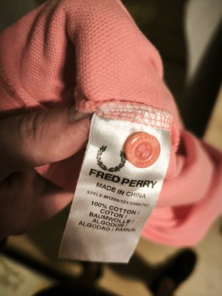 Polo Fred Perry Rosa