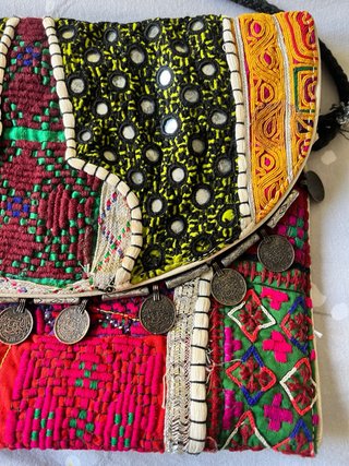 Bolso Boho Clutch y Bandolera Multicolor