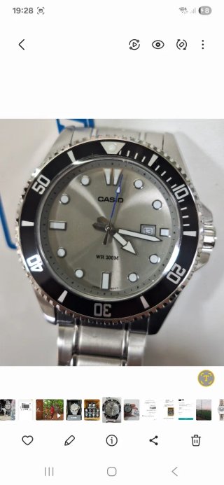 Orologio Casio MDV-107D-8AVDF Argento