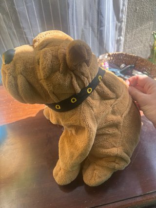 Peluche cane marrone