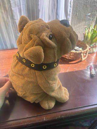 Peluche cane marrone