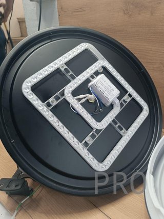 Ventilador de Techo con Aspas Retráctites y Lámpar