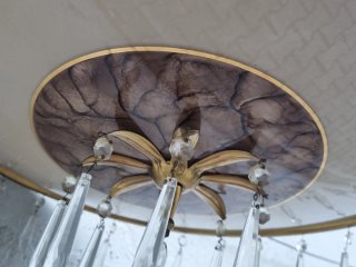 Lampadario italiano Mid-Century "Disco volante"