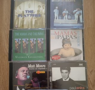 Lote CDs Música Pop 60s: Platters, Beach Boys, Mam