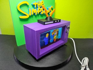 TV Los Simpsons Morada