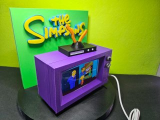 TV Los Simpsons Morada