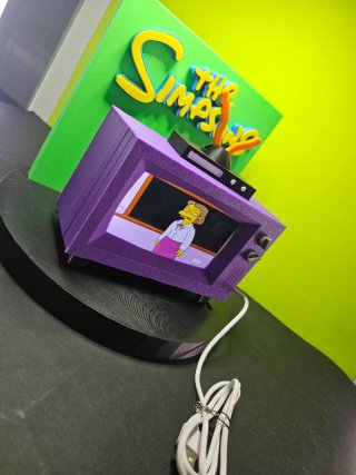 TV Los Simpsons Morada