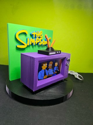 TV Los Simpsons Morada