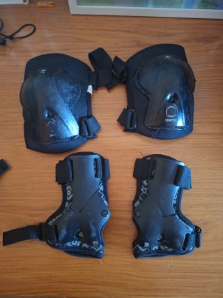 Protecciones Patinaje Oxelo Rodilleras Muñequeras