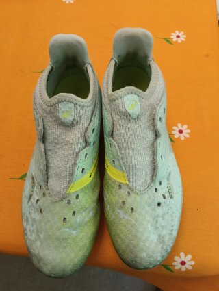 Botas de fútbol niño kipsta verdes talla 34