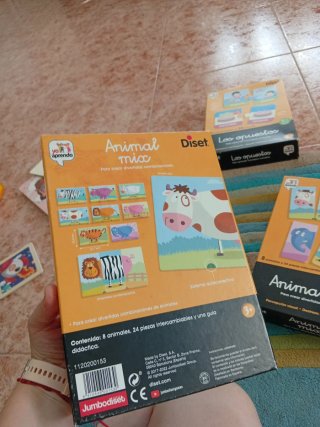 Juego Animal Mix Diset 8 animales