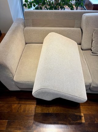 Sofá Modular Gris con Chaise Longue