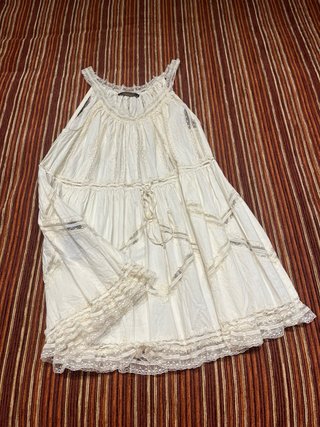 Top Bimba y Lola encaje blanco Talla S