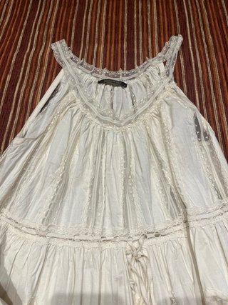 Top Bimba y Lola encaje blanco Talla S