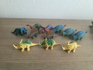 Lote Juguetes Dinosaurios Antiguos
