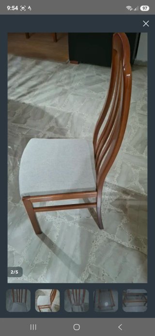 Sillas de comedor de madera