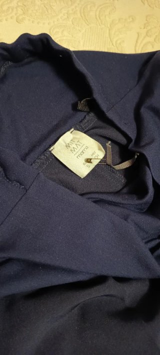 Pantalón premamá verano MATI MAT azul