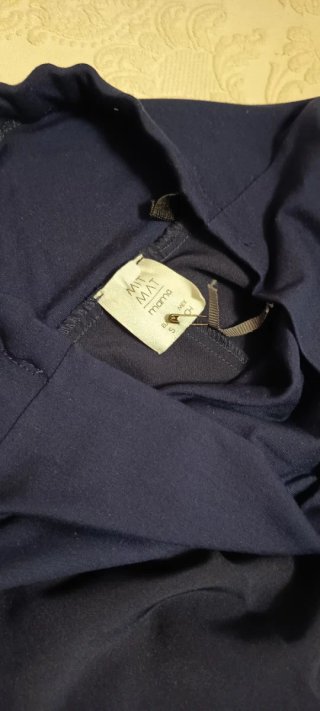 Pantalón premamá verano MATI MAT azul