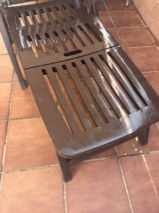 Hamaca plegable marrón