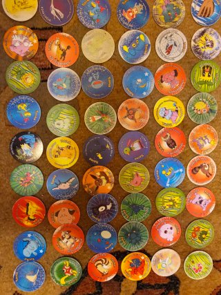 Lote Tazos Pokemon antiguos