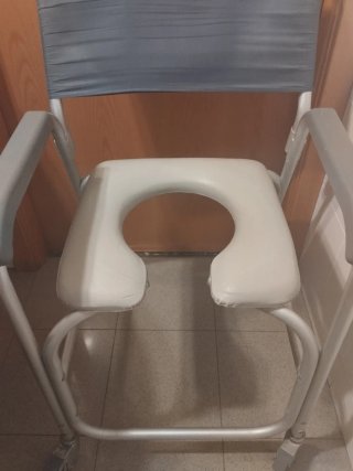 Silla de baño con ruedas